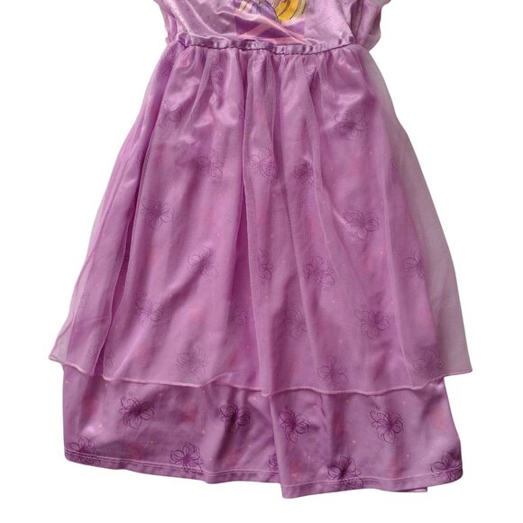 Disney Girls Nightgown Set 6 6X  Frozen Tangled Princess Elsa Rapunzel Dress Up - Picture 3 of 11